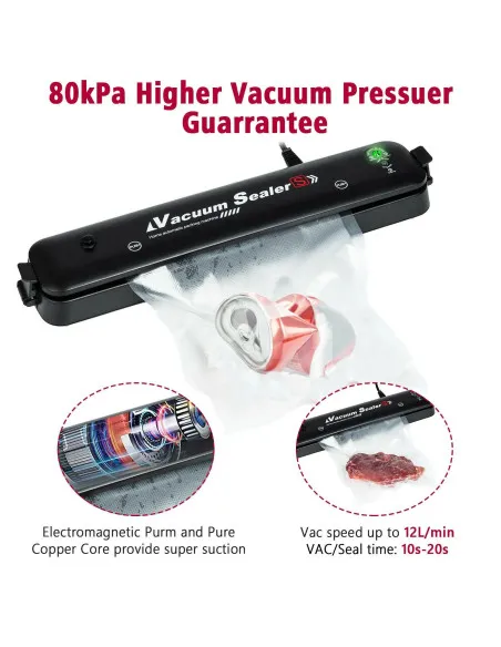 Aparat de vidat si sigilat, 90 w, latime etansare