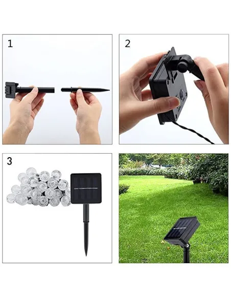 Ghirlanda lumioasa Waterdrop, cu incarcare
