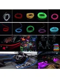 Banda decorativa auto LED 3 metri, pentru interior