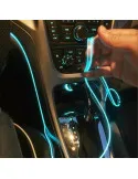 Banda decorativa auto LED 3 metri, pentru interior