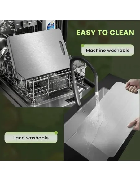 Set 3 tocătoare din titan, impermeabile, cu utilizare pe ambele fețe – 34×23 / 30×20 / 24×15 cm