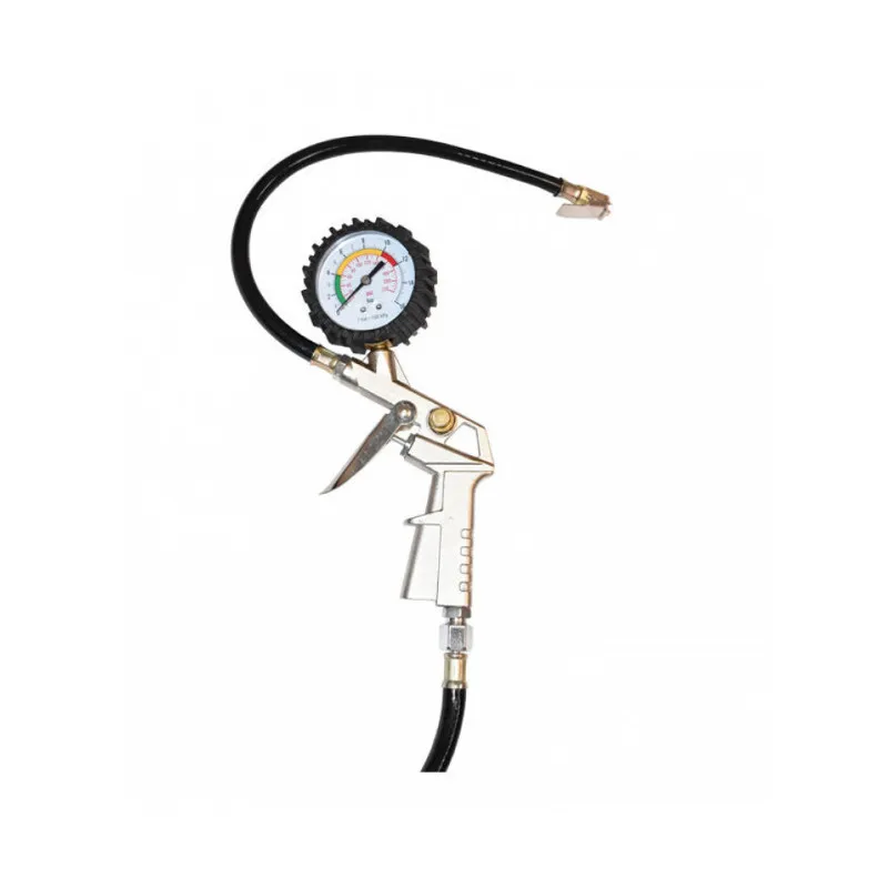Furtun umflat roti cu manometru ext fi 10.5mm 13m