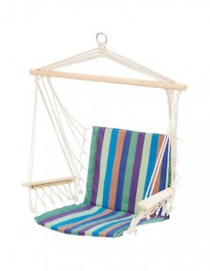 Scaun/Hamac Heinner suspendat 86x52cm, verde&mov 2