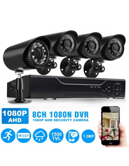 Kit supraveghere 4 camere CCTV Ahd