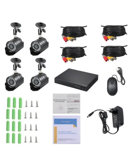 Kit supraveghere 4 camere CCTV Ahd