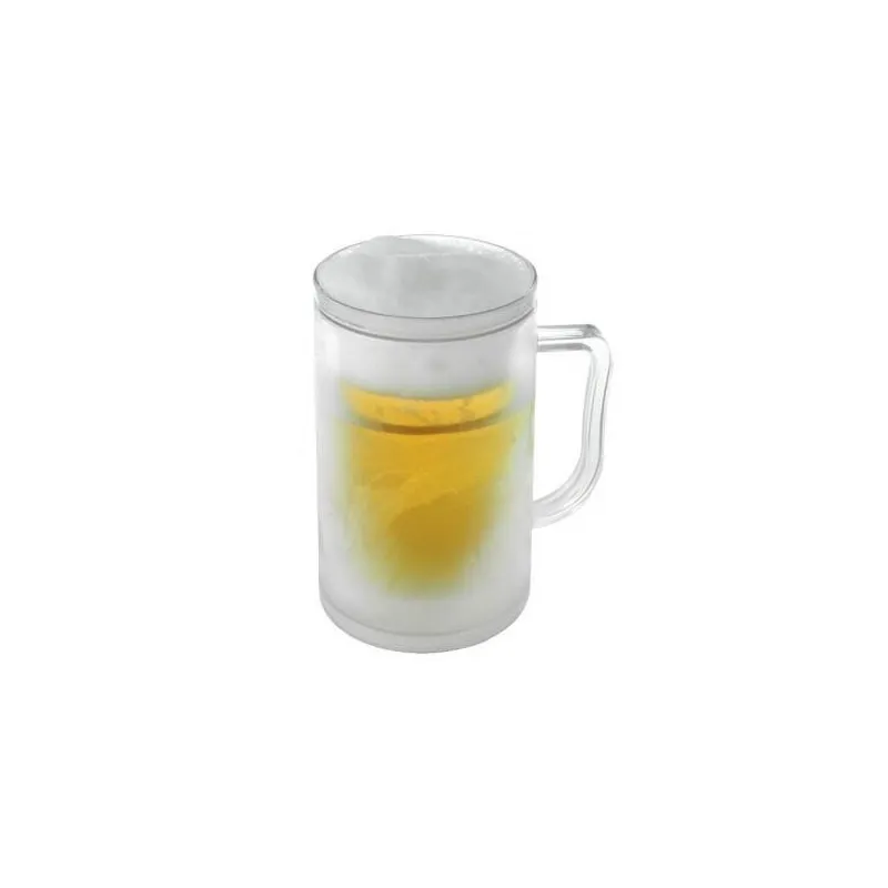 Set 2 x halba de bere cu pereti dubli pentru