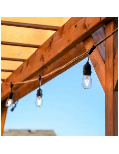 Ghirlanda luminoasa 5m cu 10 becuri cu LED, lumina calda, de