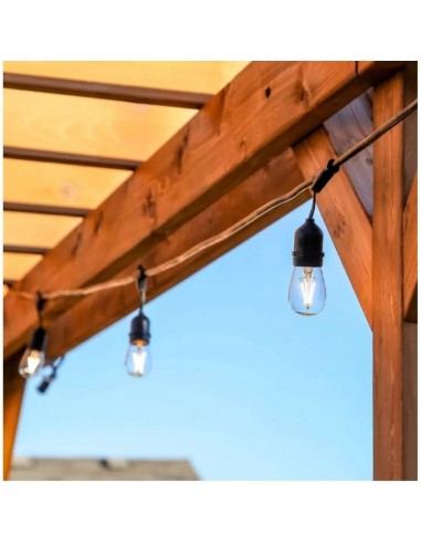 Ghirlanda luminoasa 5m cu 10 becuri cu LED, lumina calda, de