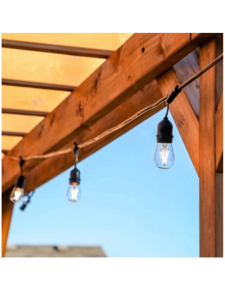 Ghirlanda luminoasa 5m cu 10 becuri cu LED, lumina calda, de