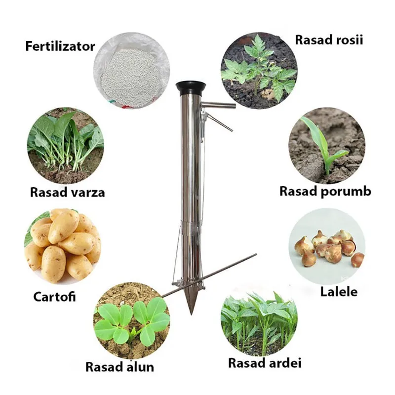 Plantator cultivator manual pentru rasaduri din