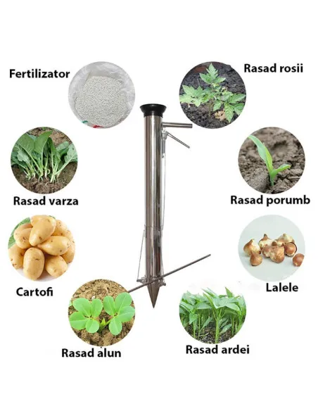 Plantator cultivator manual pentru rasaduri din