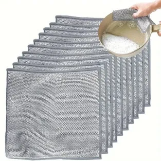 Set 10 lavete abrazive – Ideal pentru vase curate