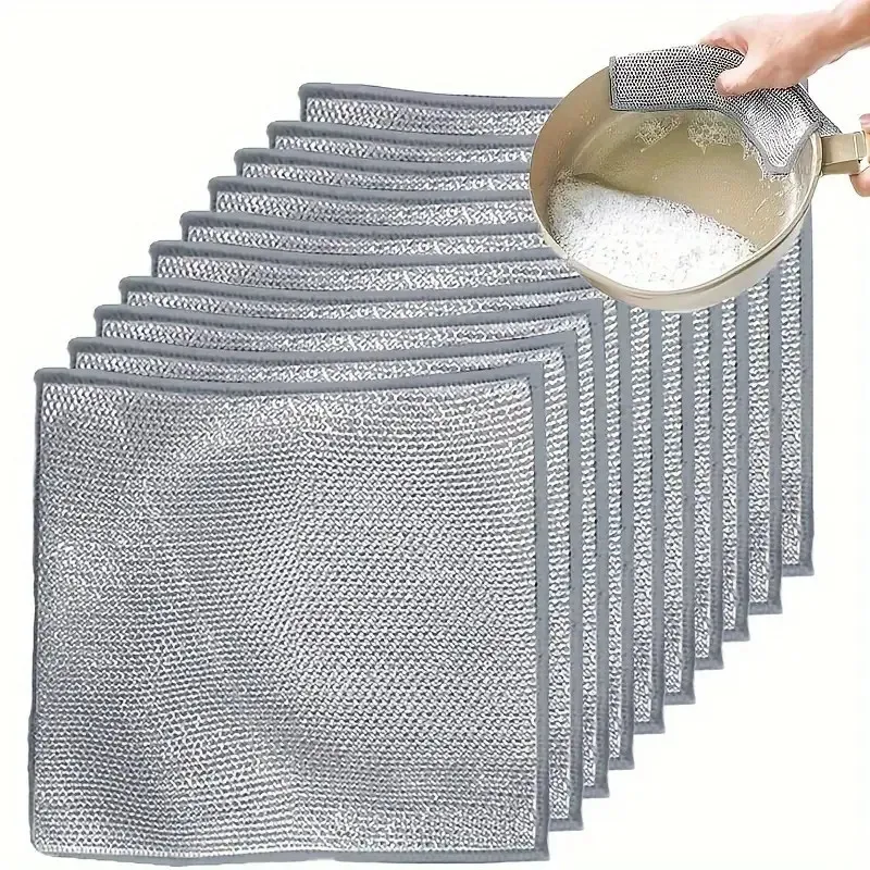 Set 10 lavete abrazive – Ideal pentru vase curate