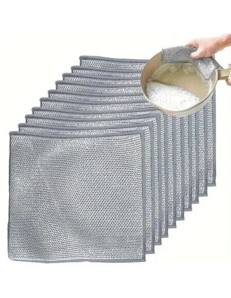 Set 10 lavete abrazive – Ideal pentru vase curate