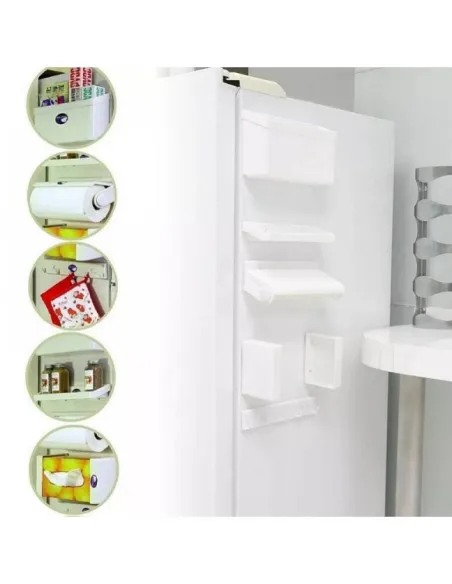 Dispenser bucatarie 5 in 1 cu magnet pentru frigider