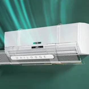 Deflector Aer Condiționat Transparent, Reglabil 53-94 cm, Lățime 18 cm 2