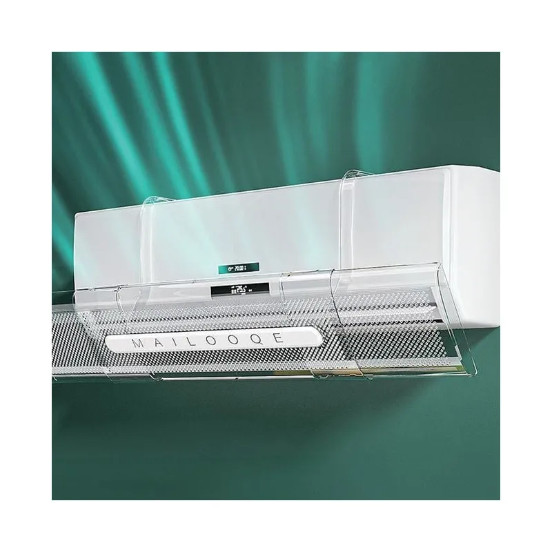 Deflector Aer Condiționat Transparent, Reglabil 53-94 cm, Lățime 18 cm