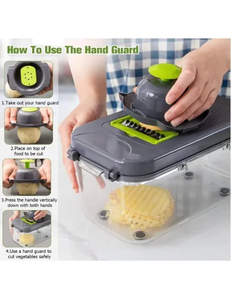 Tocator bucătărie Veggie Slicer pentru legume si fructe cu 22 accesorii