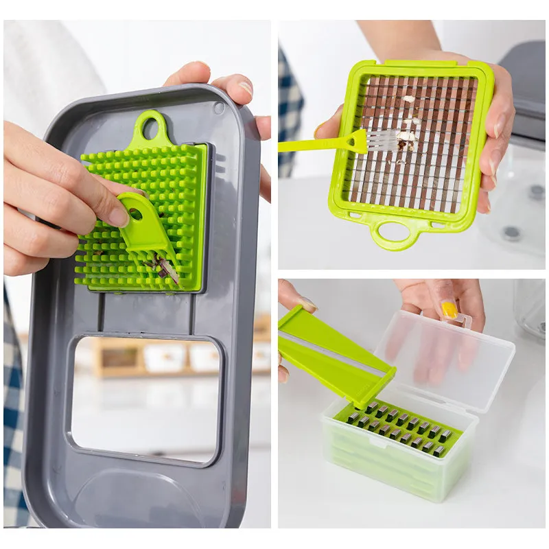 Tocator bucătărie Veggie Slicer pentru legume si fructe cu 22 accesorii