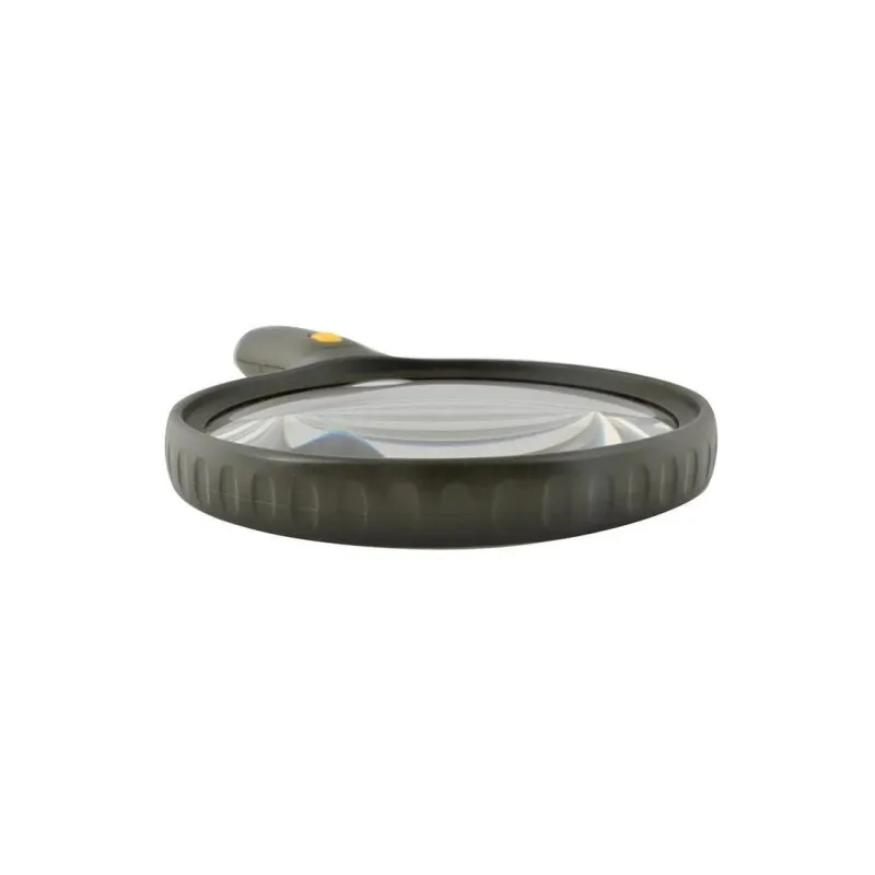Lupa de mana pentru citit, marire de 1.8x, 3 leduri, lentila suplimenatre cu marire de 5x, neagra