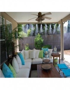 Kit racire terasa, cu vapori de apa, furtun de 20 m si 20 de 2