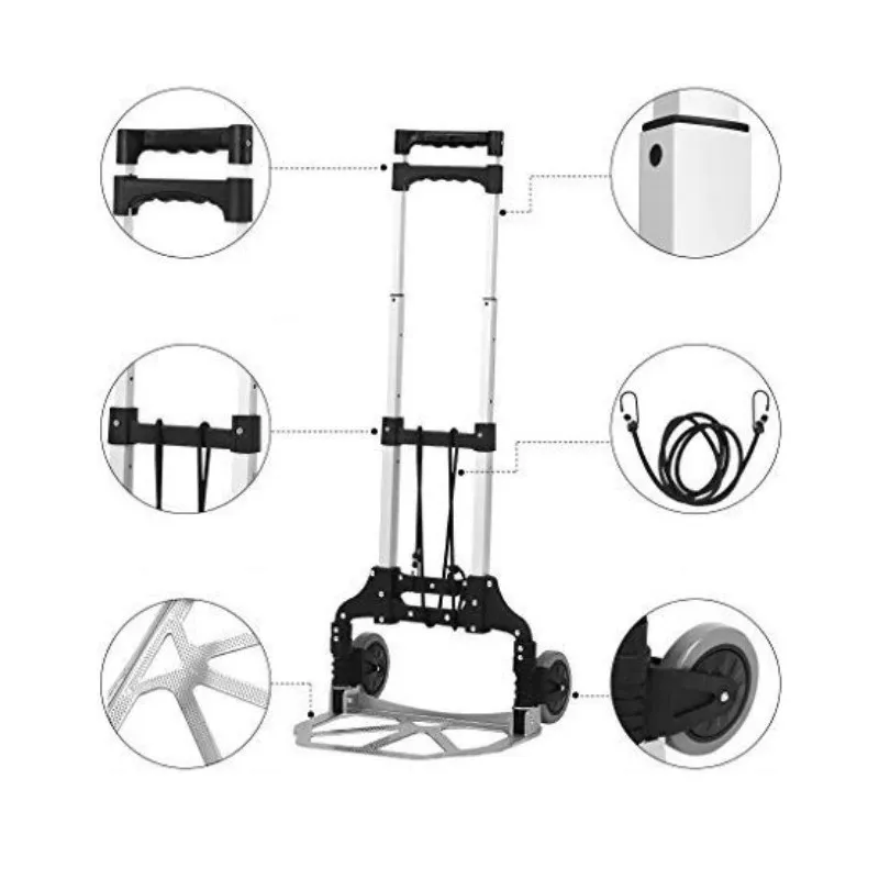 Carucior multifunctional pliabil cu platforma si roti,max 70kg, antialunecare, 100cm