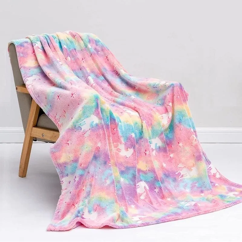 Patura magic blanket pentru copii, luminoasa si pufoasa, efect fosforescent
