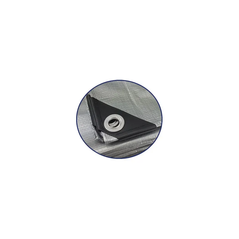 PRELATA CU INELE 6 X 10 M - 80 G/MP- ALBASTRU
