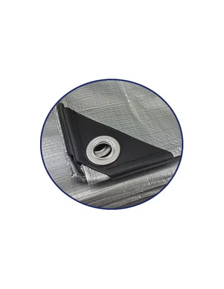 PRELATA CU INELE 6 X 10 M - 80 G/MP- ALBASTRU