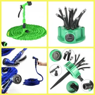 Furtun extensibil 45 m, aparat de udat inclus +