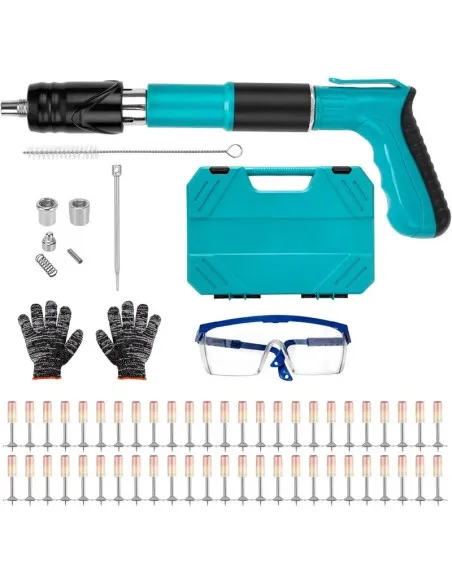 Pistol cuie & nituri, manual, 35 cm, accesorii incluse