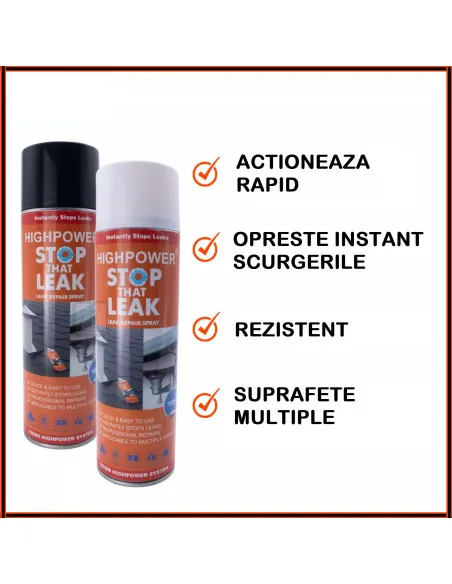 Spray Adeziv Reparare, Hidroizator, Intarire