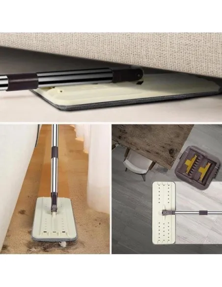 Sistem de curatare Sillgech Flat Mop, mop pliabil