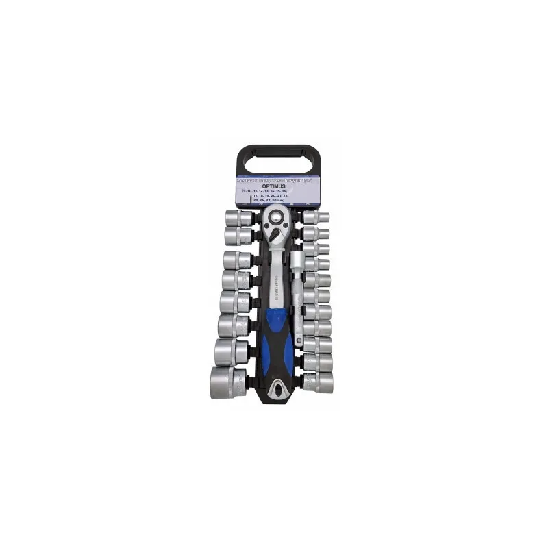 RIB-Set 20 Piese, Cheie cu Clichet 1/2", Capete