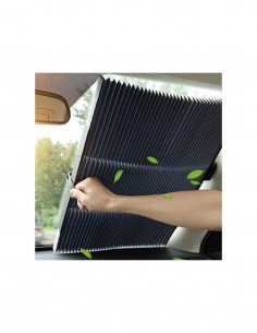 Copertina parasolar auto retractabil cu fixare prin ventuze,tip 2