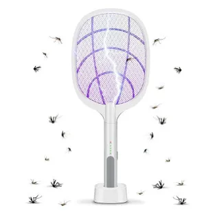 Paletă Electrică Anti-Insecte 3000V, USB, 1200mAh