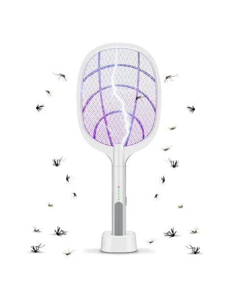 Paletă Electrică Anti-Insecte 3000V, USB, 1200mAh