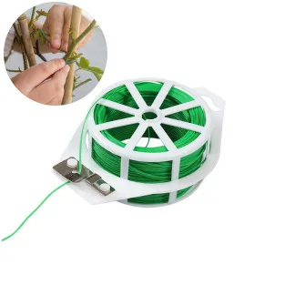 Set 3 x rola cu sfoara de plastic pentru legat plante 50 M 2