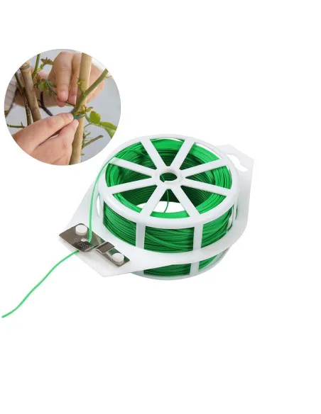 Set 3 x rola cu sfoara de plastic pentru legat plante 50 M