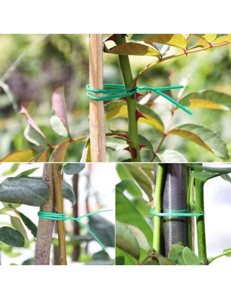 Set 3 x rola cu sfoara de plastic pentru legat plante 50 M