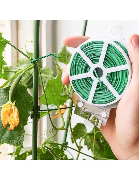 Set 3 x rola cu sfoara de plastic pentru legat plante 50 M