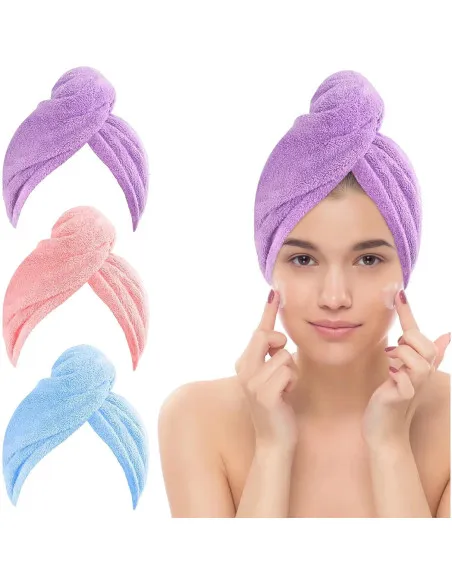 Prosop-turban pentru uscarea părului