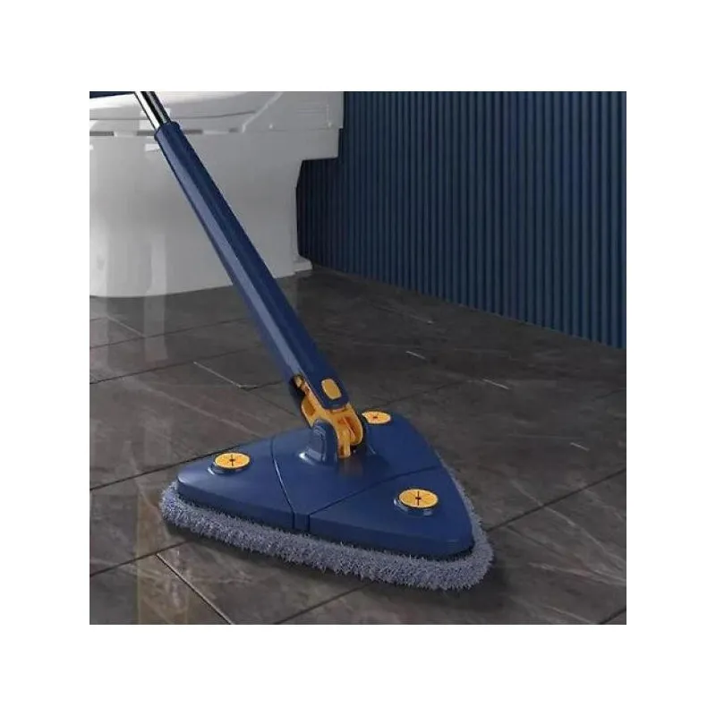 Mop Inovativ CleanMaster, Reglabil, Rotire 360°, Albastru