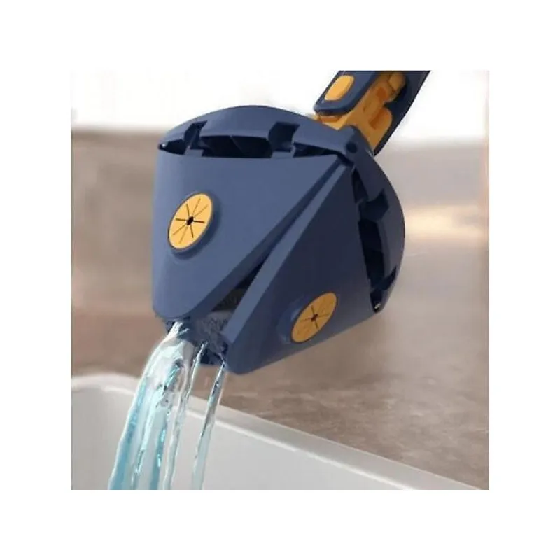 Mop Inovativ CleanMaster, Reglabil, Rotire 360°, Albastru