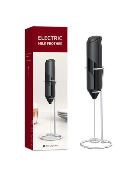Mixer pentru spuma de lapte si cafea cu suport metalic