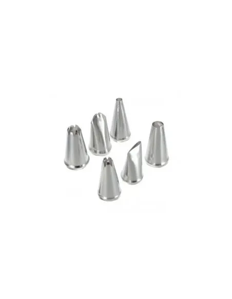 Set 6 duiuri profesionale din inox pentru ornat