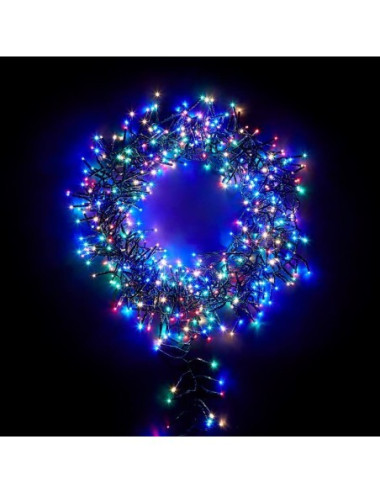 Instalatie de Craciun, 960 Led-uri multicolor, lungime