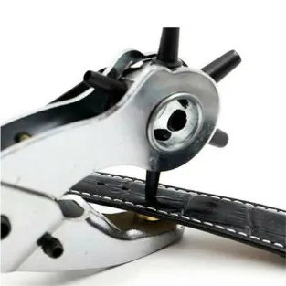 Cleste perforator pivotant cu 6 capete pentru gaurit curele 2