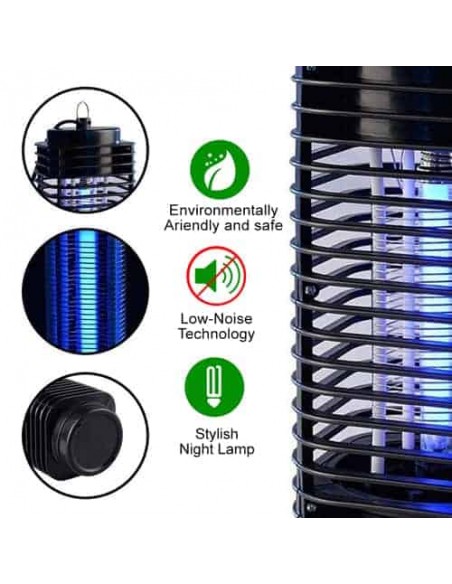 2 x Felinar electric UV importiva insectelor, Lampa Mosquito