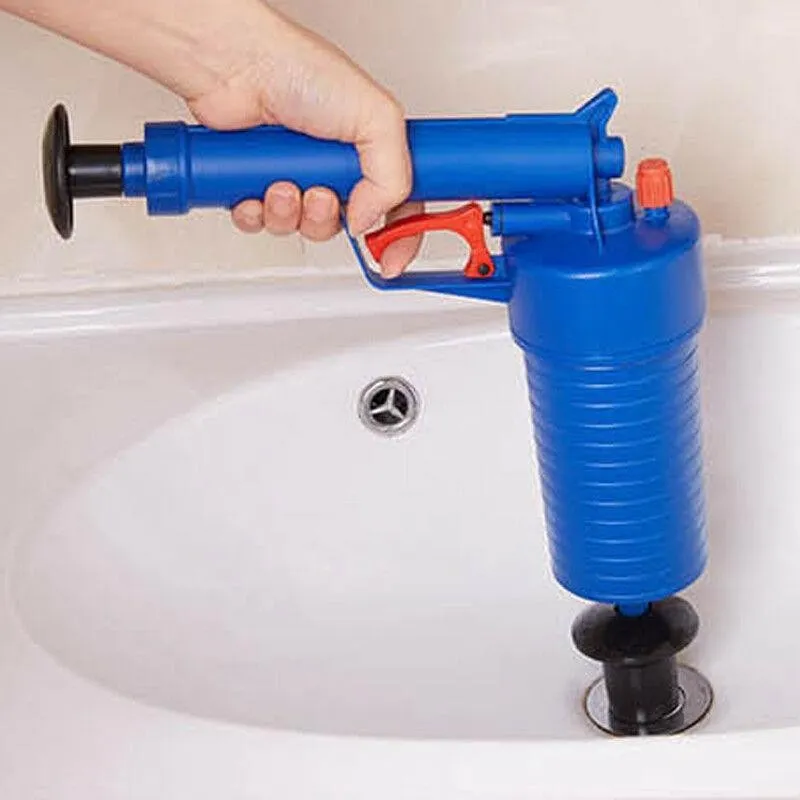 Pistol cu aer comprimat pentru desfundat